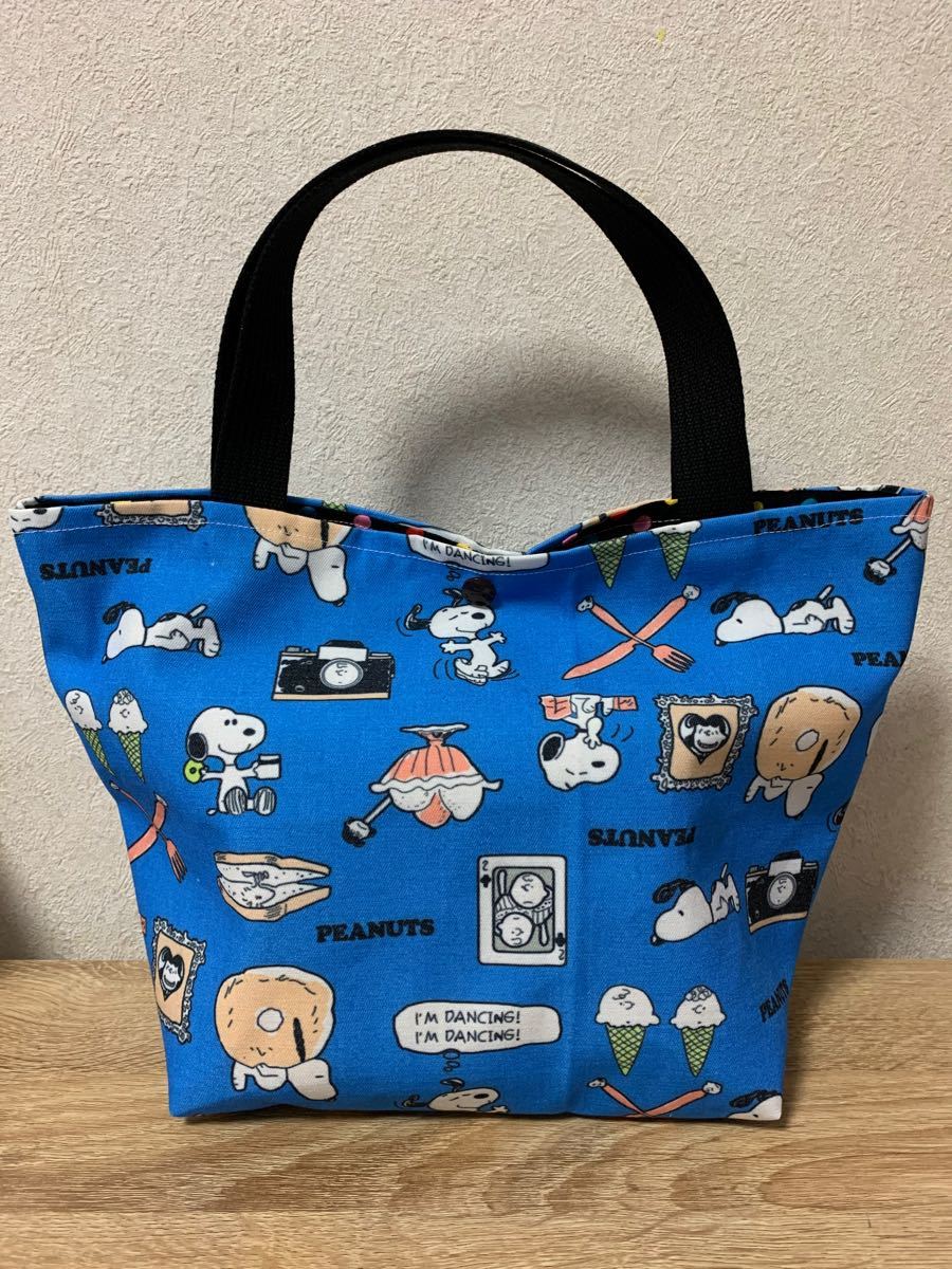 Paypayフリマ ハンドメイド スヌーピー トートバッグ29 Paypayフリマ ハンドメイド スヌーピー トートバッグ29