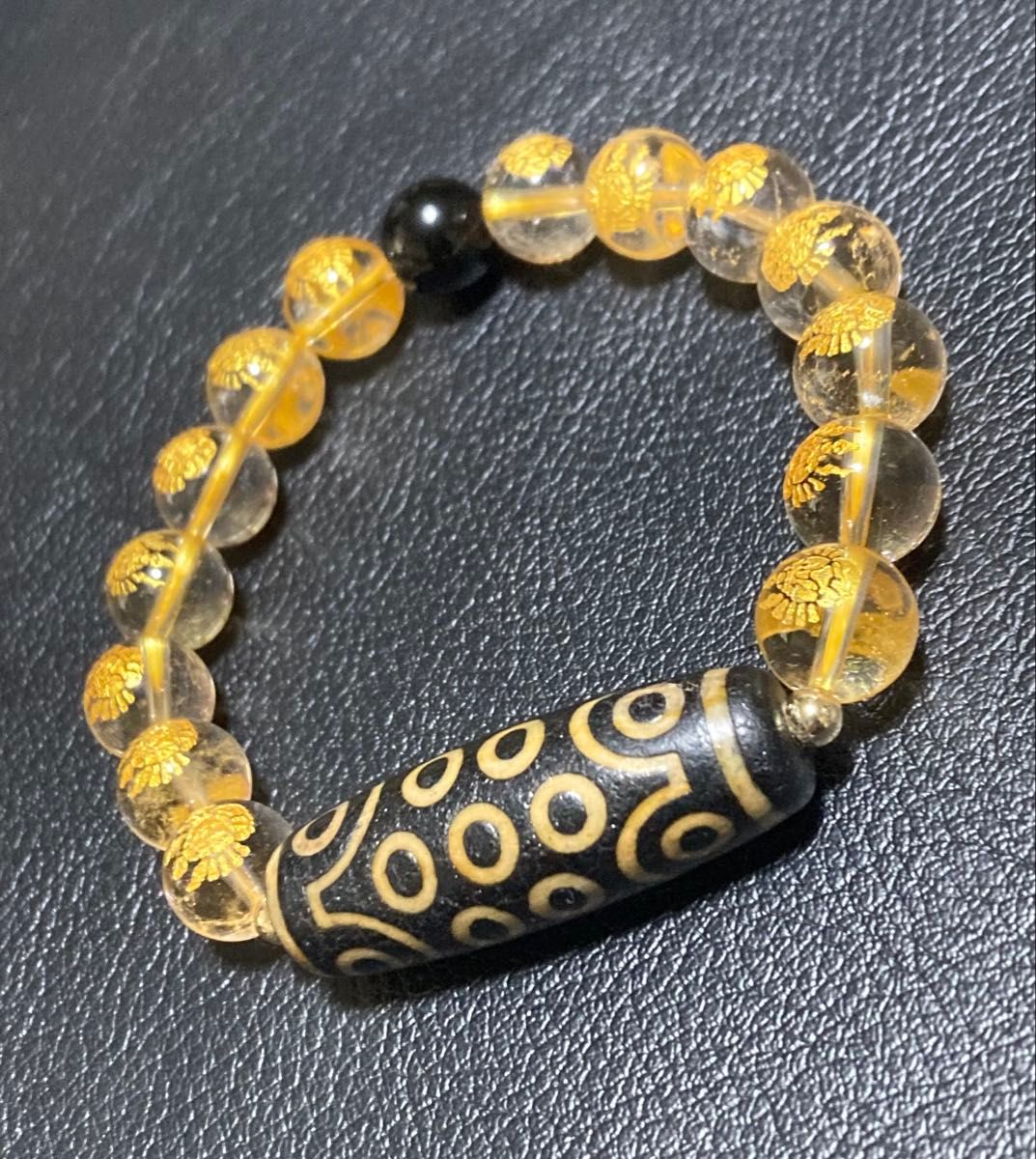 天然石 千手観音様水晶(21眼天珠瑪瑙)(チベット産モリオン黒水晶 天然石 千手観音様水晶(21眼天珠瑪瑙)(チベット産モリオン黒水晶