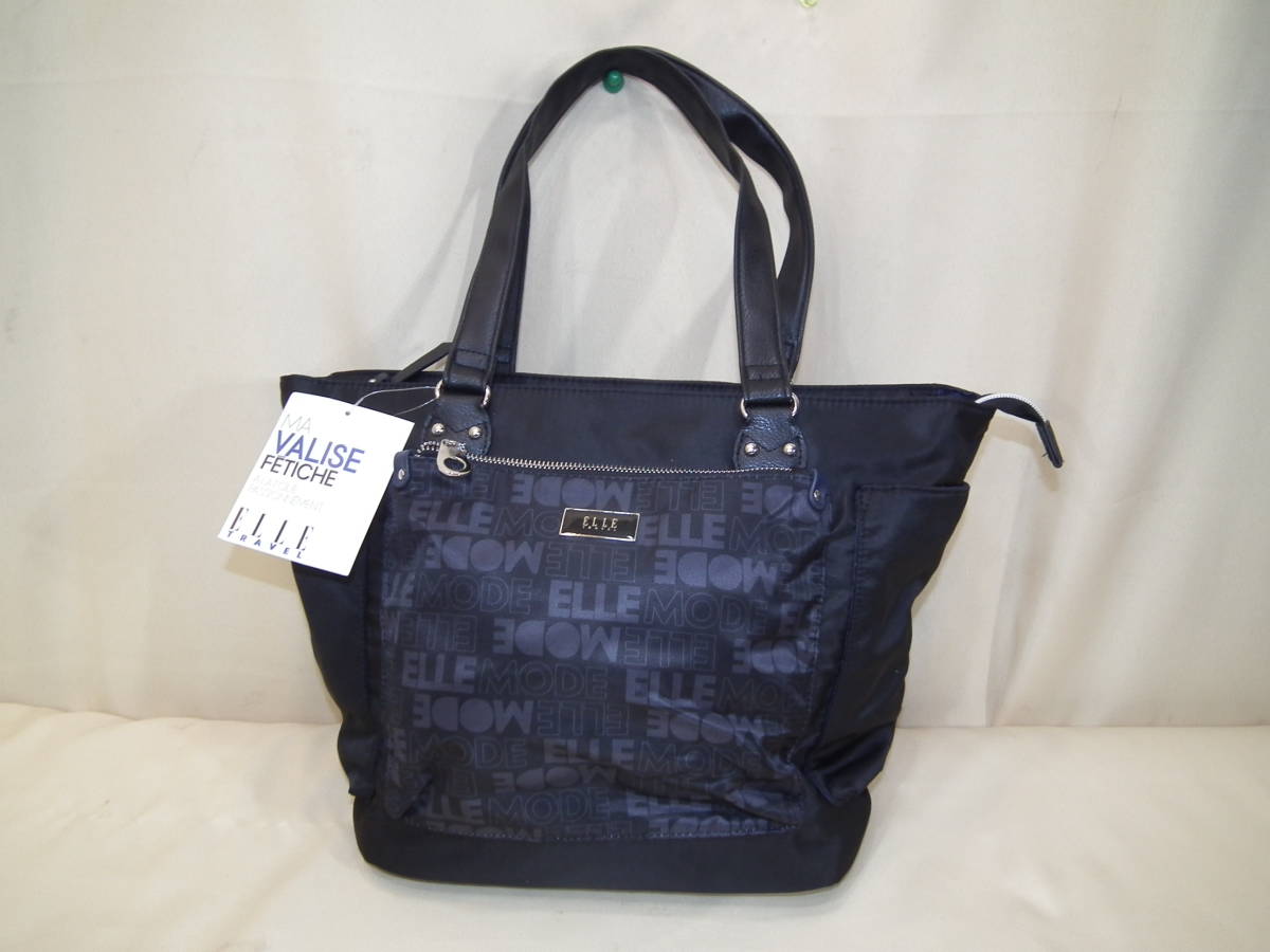 ELLE TRAVEL L travel Boston back black size approximately length 29× width 39× inset 16. tag attaching unused goods 