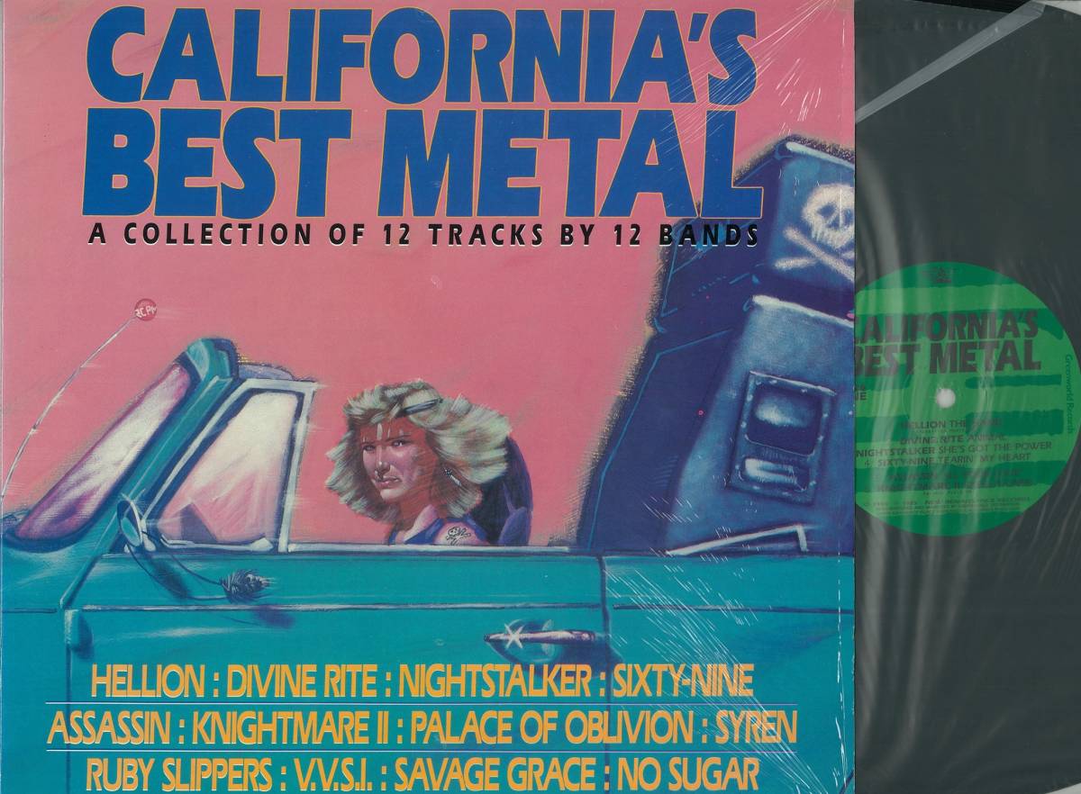 V.A／CALIFORNIA’S BEST METAL　輸入盤ＬＰ　HELLION 他　　検キー Kiss Motorhead Metallica Iron Maiden Ozzy Osbourne Accept_画像1