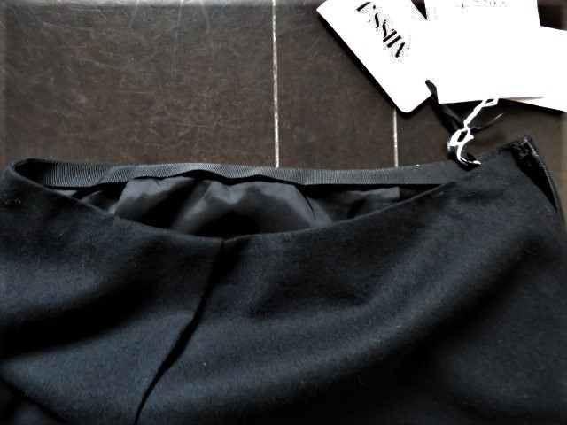 # новый товар не использовался прекрасное качество прекрасный товар [ MISS J ] ошибка J высококлассный шерсть юбка черный юбка lapi-n(38) 9 номер M формальный церемония b958