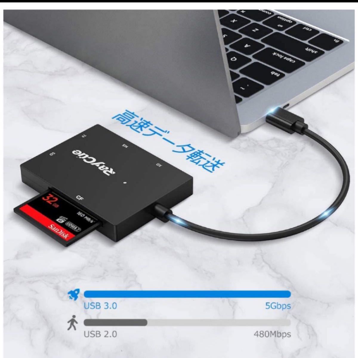SD カード リーダー USB 3.0 マイクロ SD カード リーダー TF/Micro 