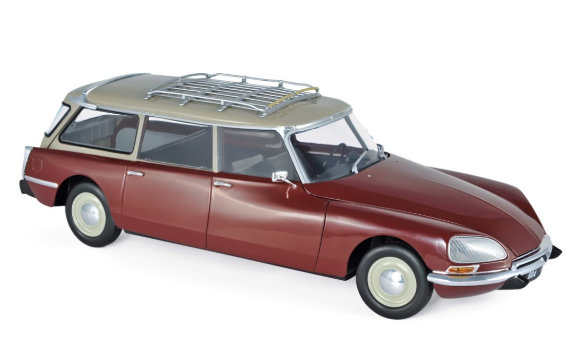 # Norev 1/18 1970 Citroen DS21 Break bordeaux 