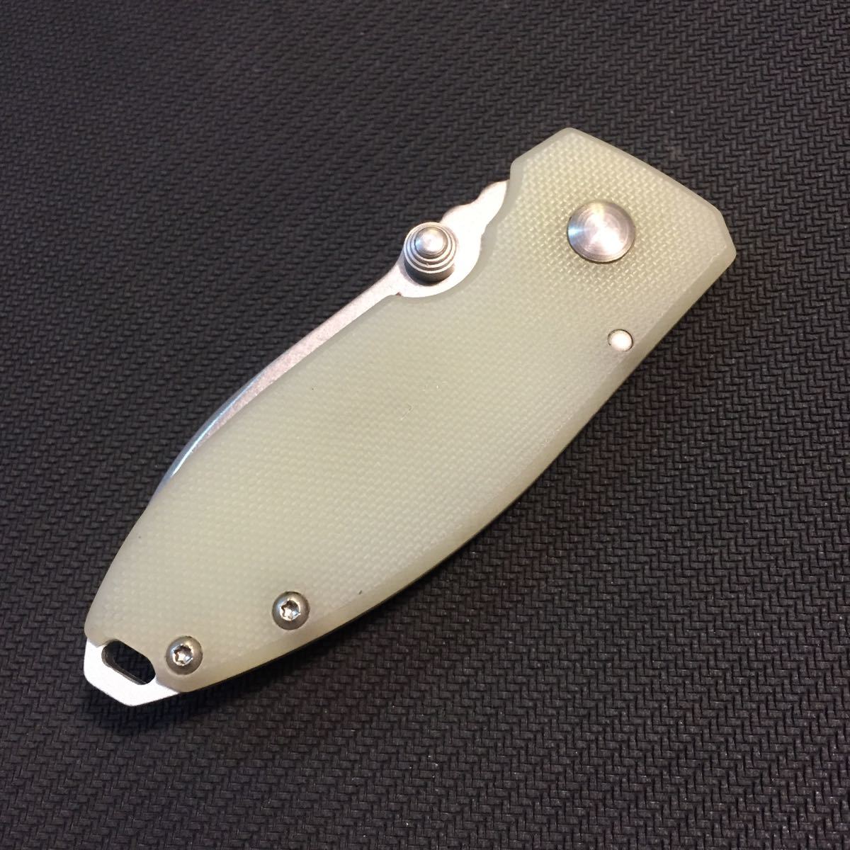 最新デザインの Burnley design SQUID JADE G10 stornewash検)EDC