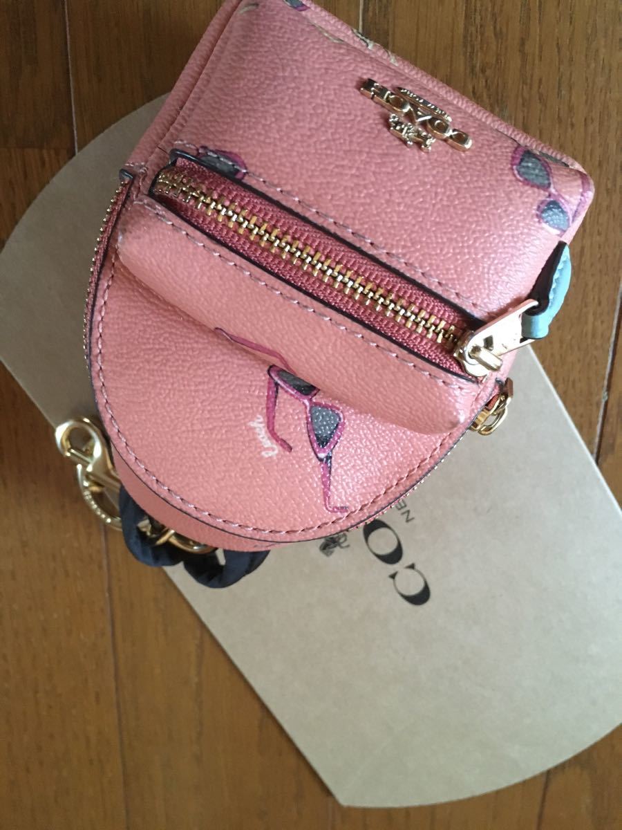 コーチ COACH リュック型キーホルダー チャーム付きキーホルダー 小銭入れ