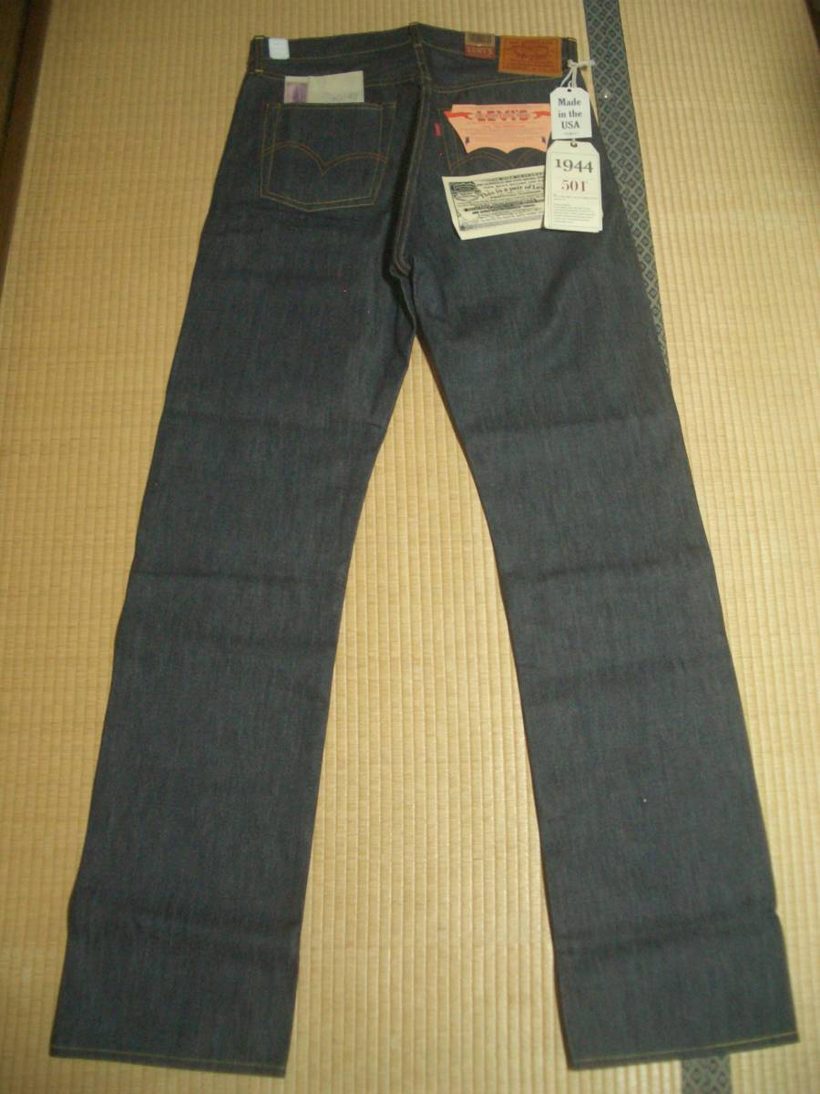 米国製　リーバイス　S501XX　1944年　44501-0118　33　LEVI'S VINTAGE CLOTHING　501　W33　LVC　LEVIS　大戦　WWⅡ　ジーンズ　1944_バック