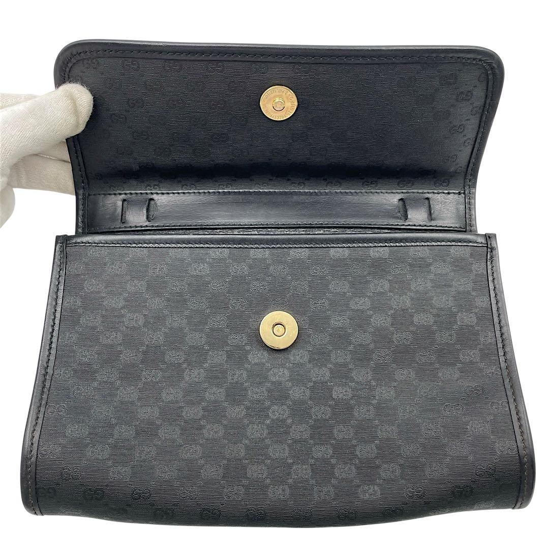 外側美品】GUCCI オールドグッチ GG クラッチバッグ マイクロGG｜Yahoo