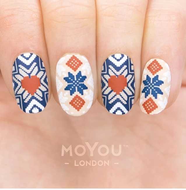 Moyou London ネイルスタンププレート　Festive 37