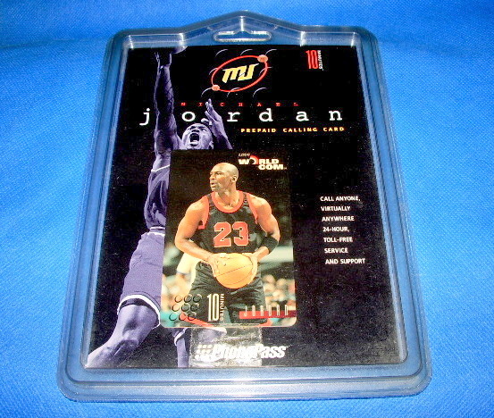  rare -!!* Michael * Jordan *ko- ring card (M.J)* telephone card (USA)* basketball *