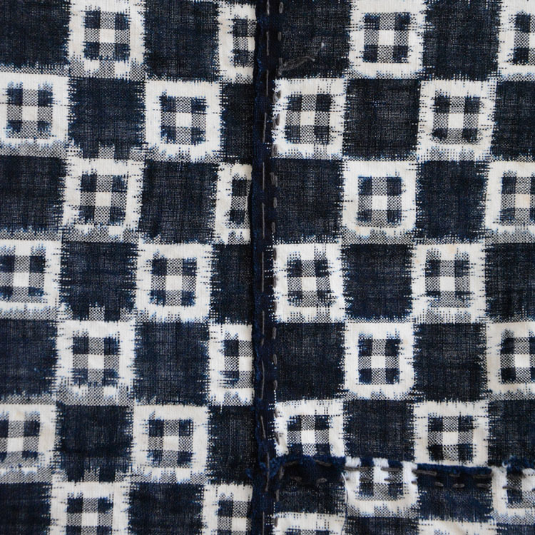絣 生地 古布 藍染 ジャパンヴィンテージ ファブリック 大正 昭和 Kasuri Fabric Japan Vintage Indigo Ikat Cotton Old Cloth Scraps_画像10