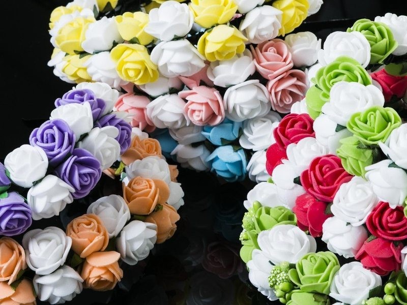  bride flower . flower .... flower artificial flower accessory Katyusha wedding Event etc. # white × yellow 