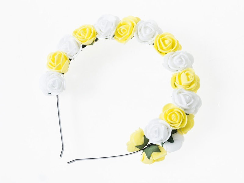  bride flower . flower .... flower artificial flower accessory Katyusha wedding Event etc. # white × yellow 