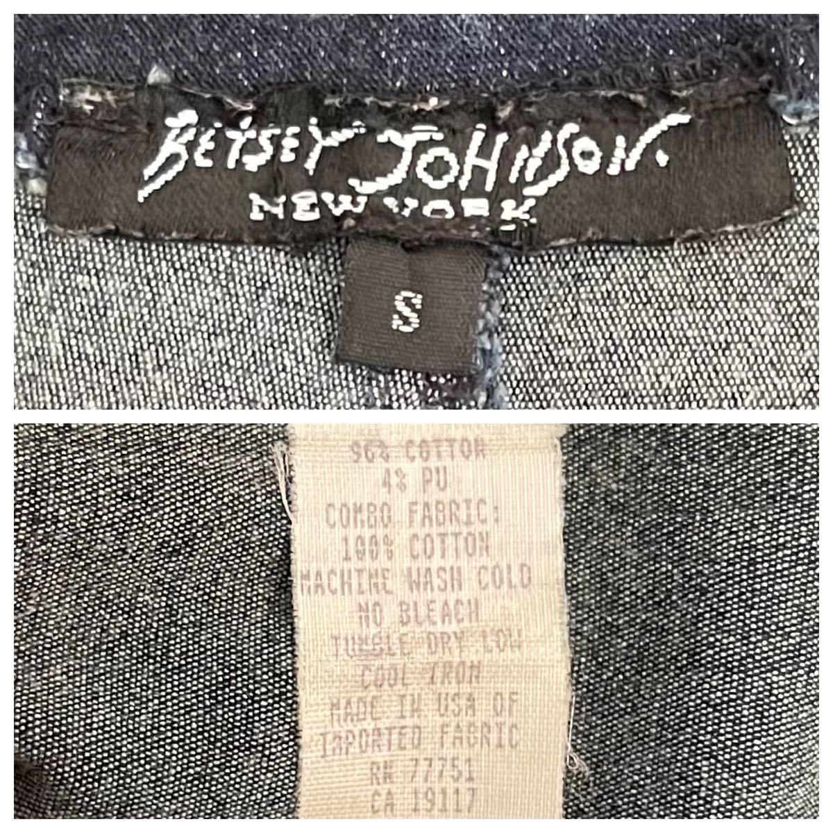 Betsey Johnson デニム セットアップ 90s USA製 ビンテージ