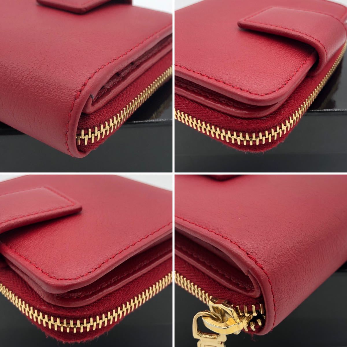 美品 イヴ・サンローラン/ミニ/財布/二つ折り/スマート/コンパクト/ysl