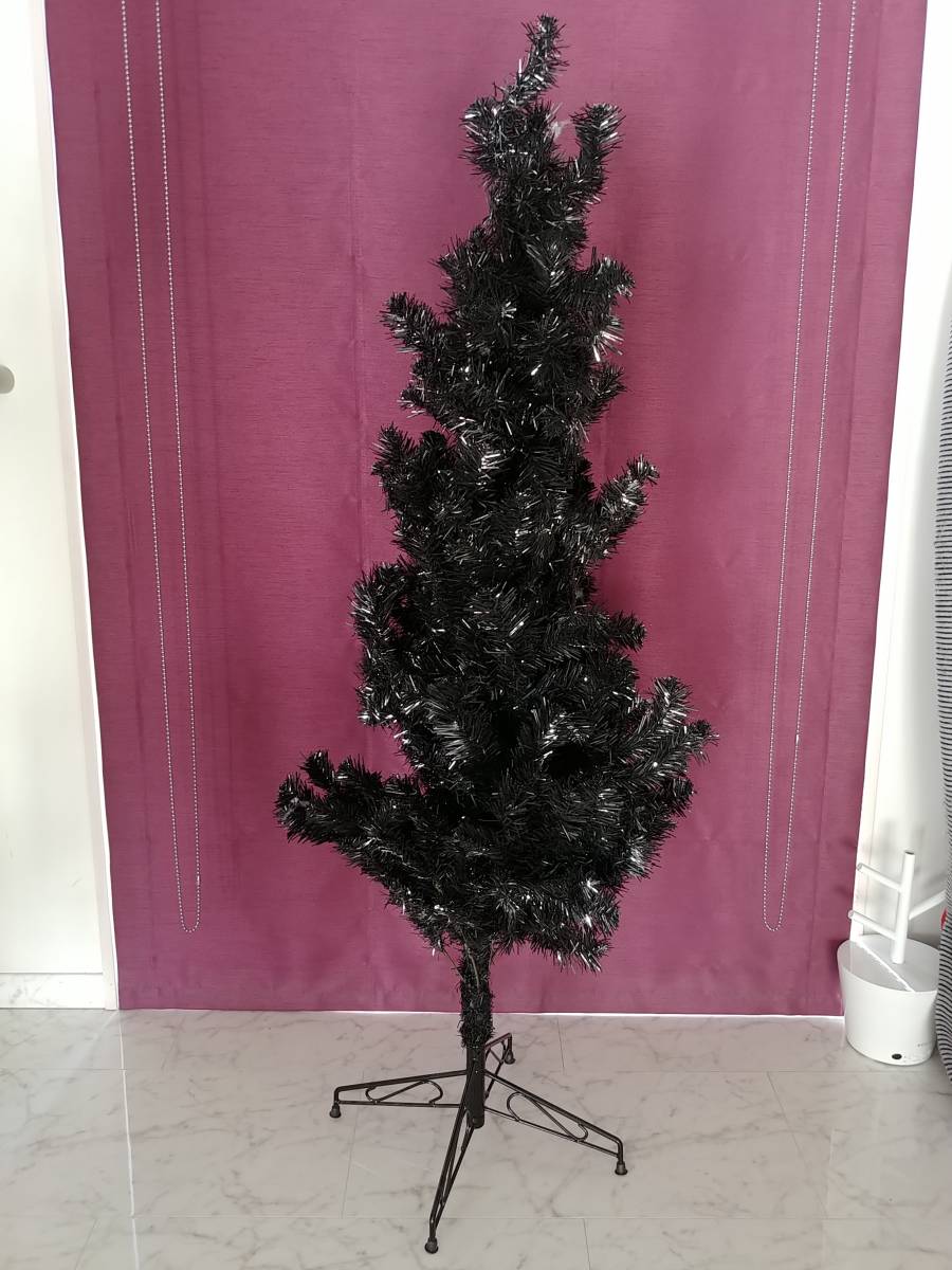 クリスマスツリー 150㎝ ORNAMENT SET TREE オリジナルブラックツリー　ライト付　その他飾り付　94855-TRS464_画像2