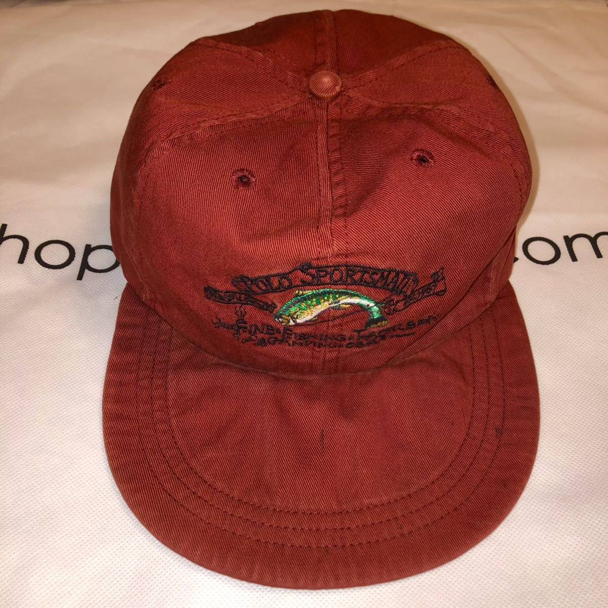 OG Polo Country Ralph Lauren sportsman fitted hat red XL