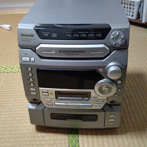 Panasonic CD MD カセット コンポ