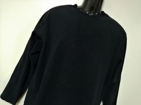 kkyj4886 ■ ユニクロ ■ フリース Tシャツ トップス 長袖 黒 M_画像2