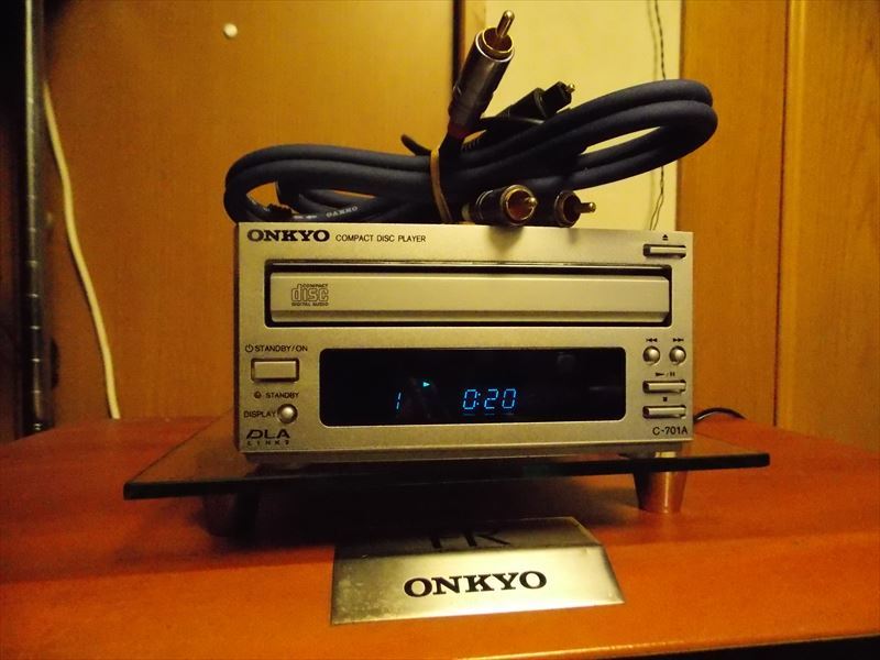 ONKYO C-701A 動作・状態良好　INTEC ONKYO製HIGH GRADE CABLE付属_画像1