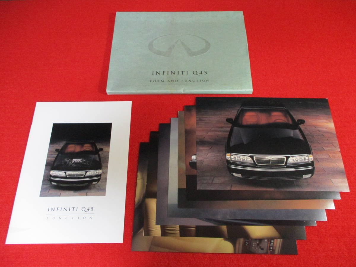 * INFINITI NISSAN Q45 left hand drive 1993 Heisei era 5 catalog Press kit *