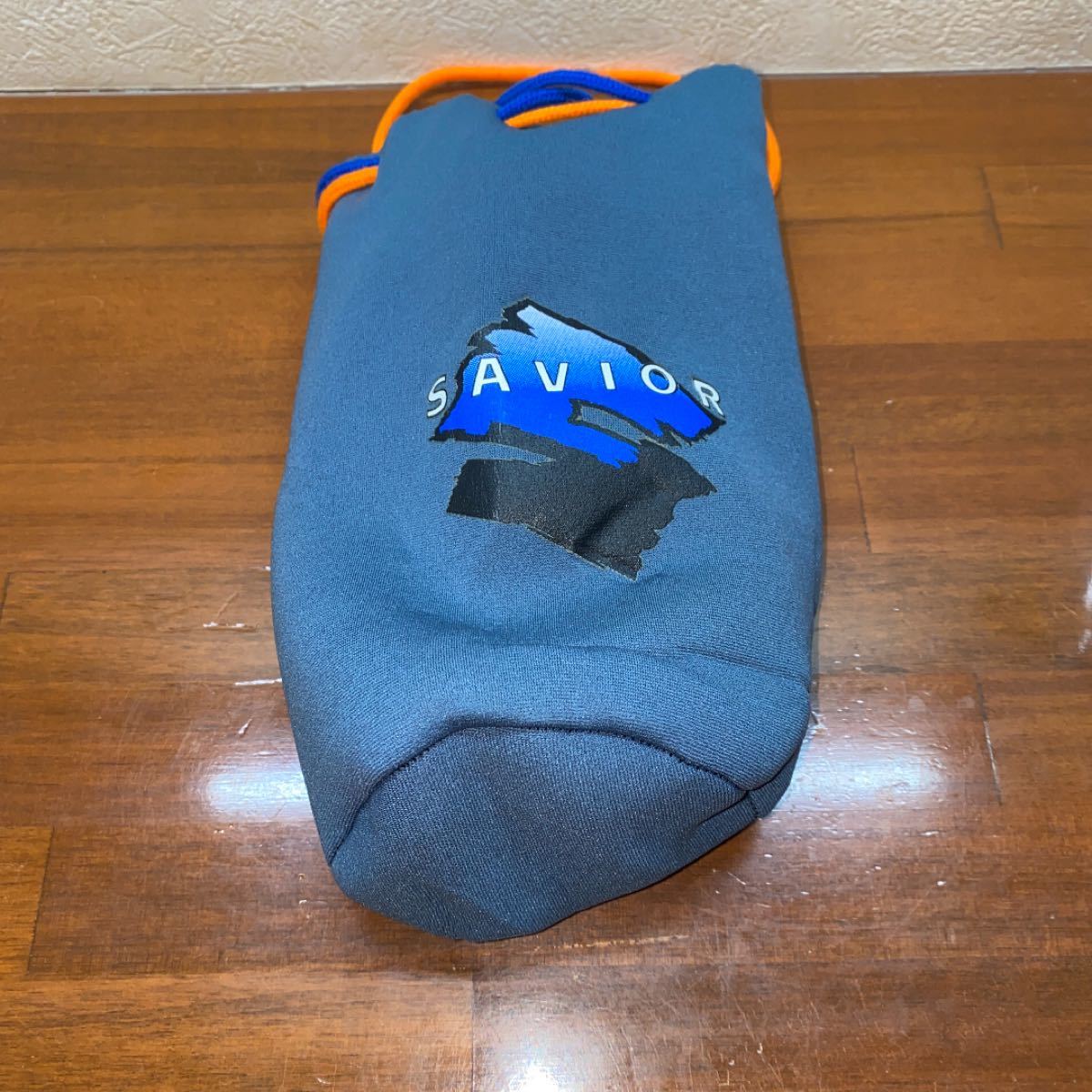 ダイビング  SAVIOR ネオプレーン製小物ポーチ 巾着袋 Φ10×20cm