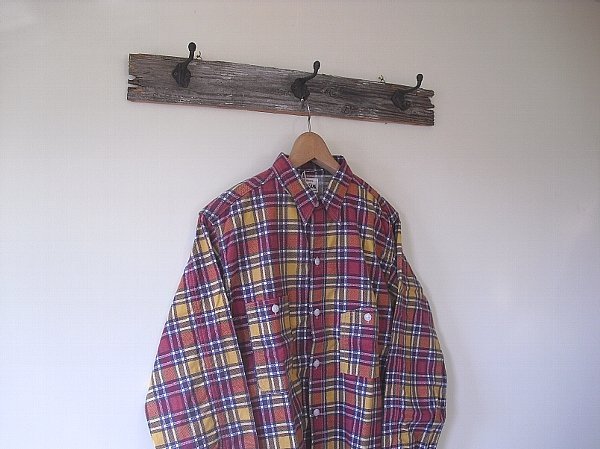 BIG YANK PRINT NELL SHIRTS 1940model（WAREHOUSE） ウエアハウス　ビッグヤンク　ネルシャツ　実名　プリントネル　デッドストック　新品_画像5