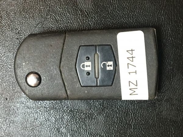 MZ 1744 送料180円 マツダ 純正 キーレス スマートキー デミオ アクセラ プレマシー MPV アテンザ 等ジャックナイフ 2B_画像1