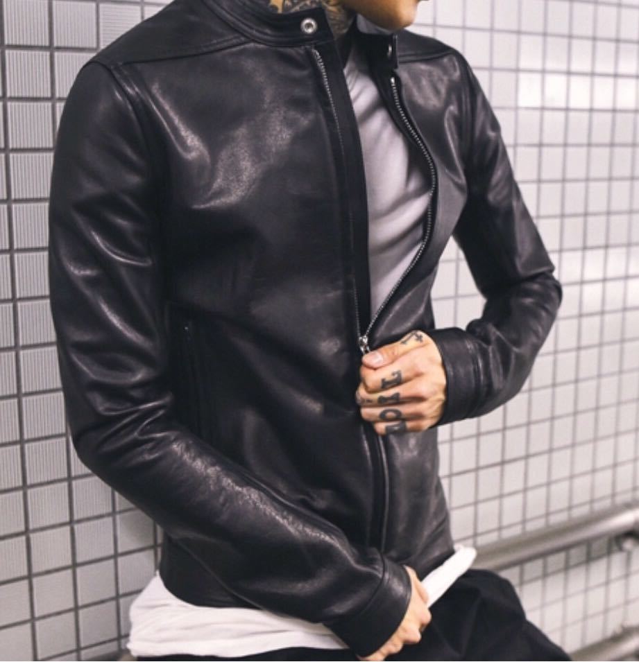 リックオウエンス rick owens windbreakerレザージャケット リックオウエンス rick owens windbreakerレザージャケット