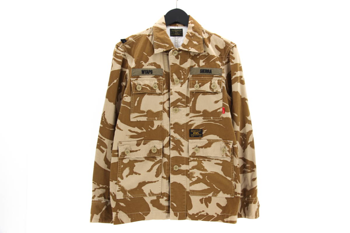 【希少】WTAPS 14SS JUNGLE L/S SHIRTS COTTON DPW ベージュ 1 タイガー イングランド デザート カモ ジャングル ダブルタップス