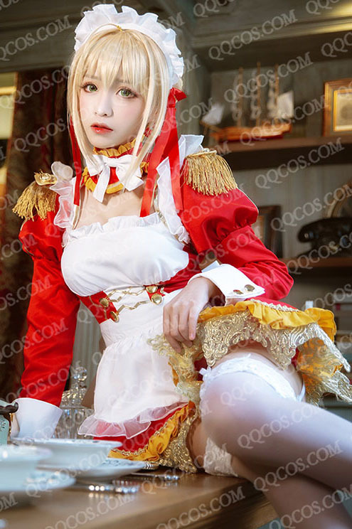 ★コスプレ衣装一部サイズ即納★Fate/Grand Order風 ★FGO風★ネロ★メイド服★高品質_画像4