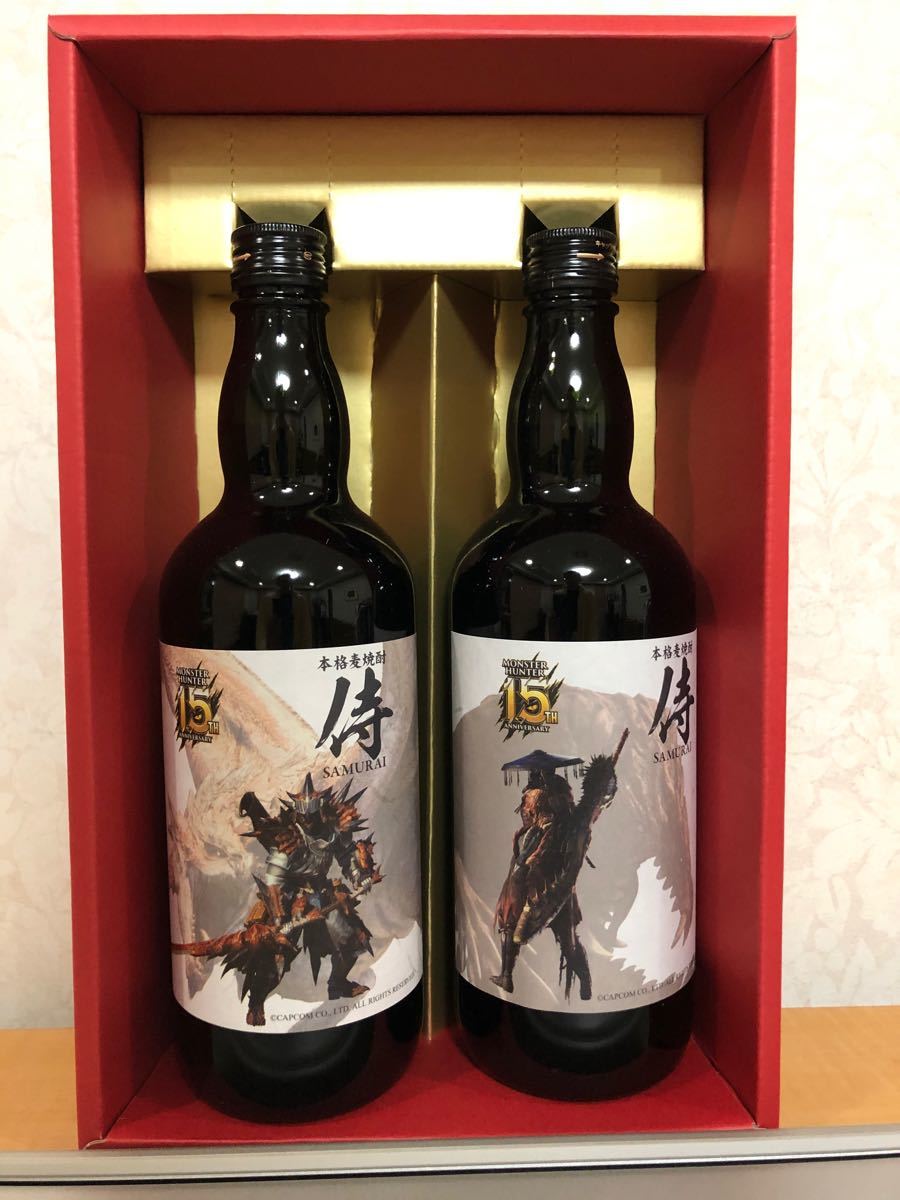 本格麦焼酎侍SAMURAI×モンスターハンター15周年 2本セット 本格麦焼酎侍SAMURAI×モンスターハンター15周年 2本セット