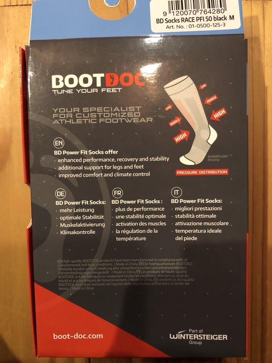  трудно найти! BOOT DOC SOCKS RACE PFI 50 POWER FIT SOCKS ботинки dok носки тонкий M размер 25-26cm новый товар 