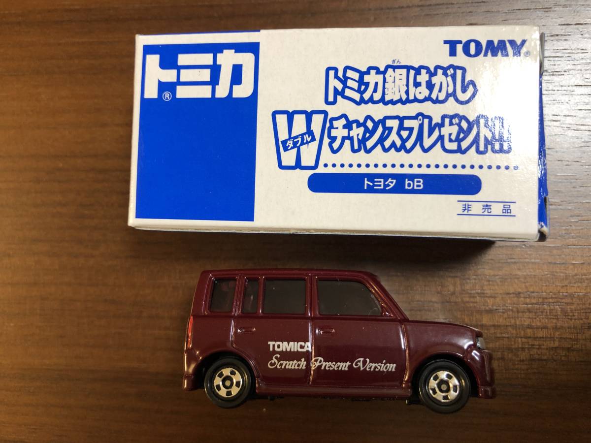 ★ 新品 トミカ 非売品 トヨタｂB トミカ銀はがし Wチャンスプレゼント！！