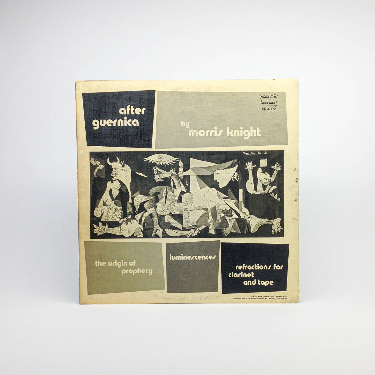 [LP] \'69 рис Orig / Morris Knight / After Guernica / Golden Crest / CR-4092 / Experimental