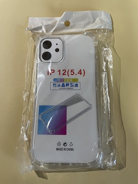 【２個セット】iPhone12mini クリア ラバー シリコン ケース カバー_画像1