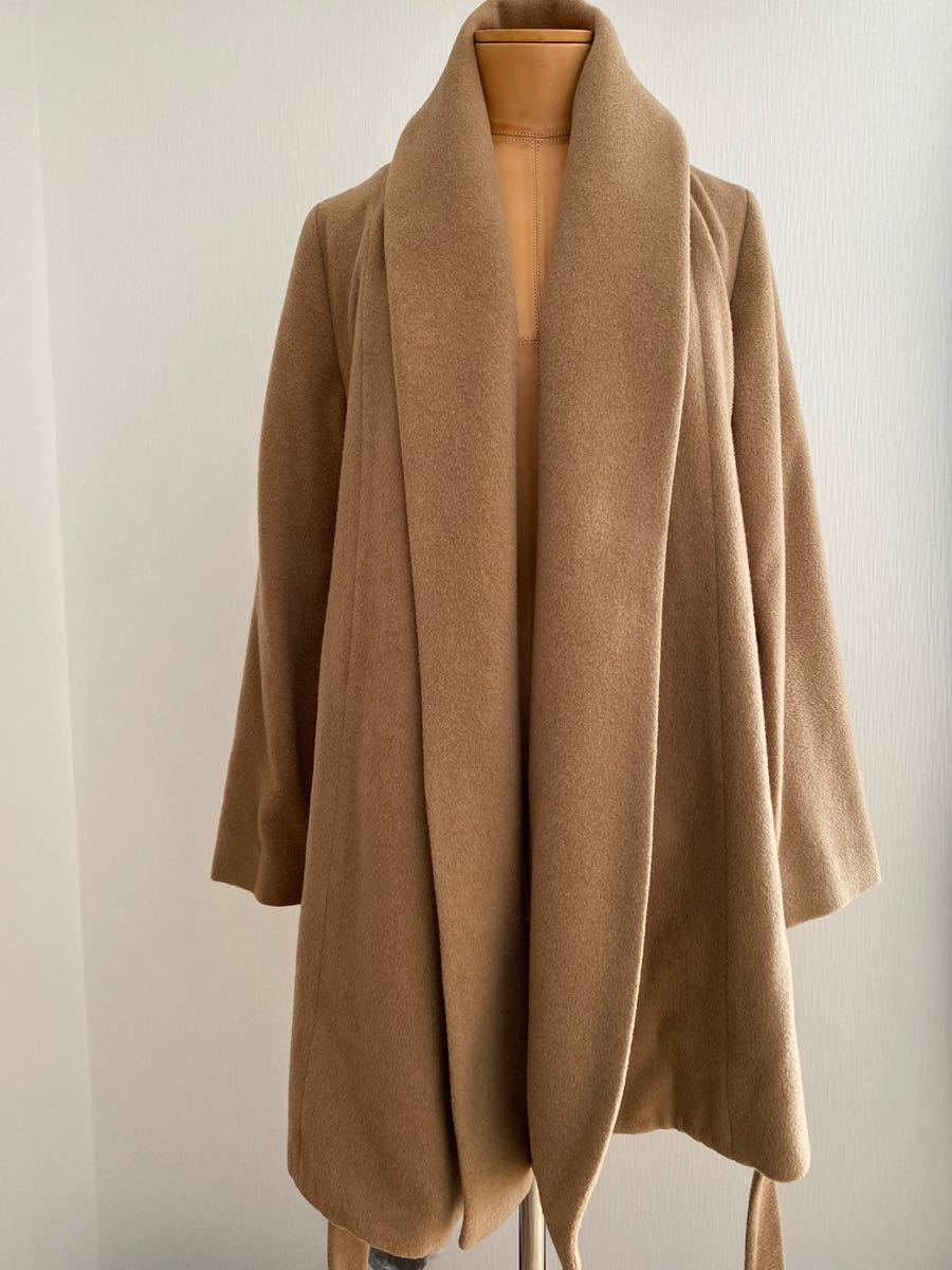 Black by moussy カシミア混ウールガウンコート キャメル|Yahoo Black by moussy カシミア混ウールガウンコート キャメル|Yahoo
