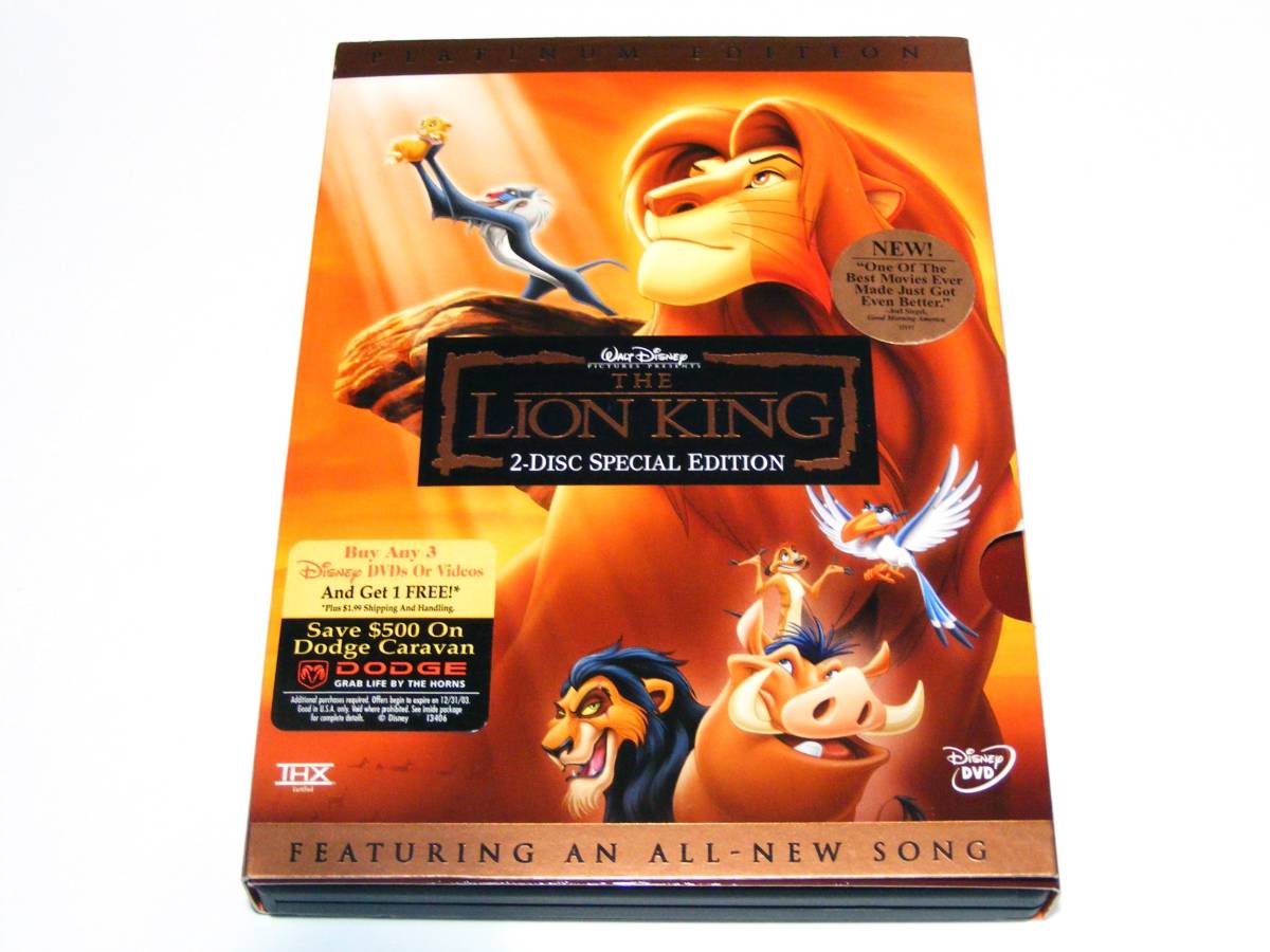 ヤフオク Dvd 米国版 ライオン キング The Lion King