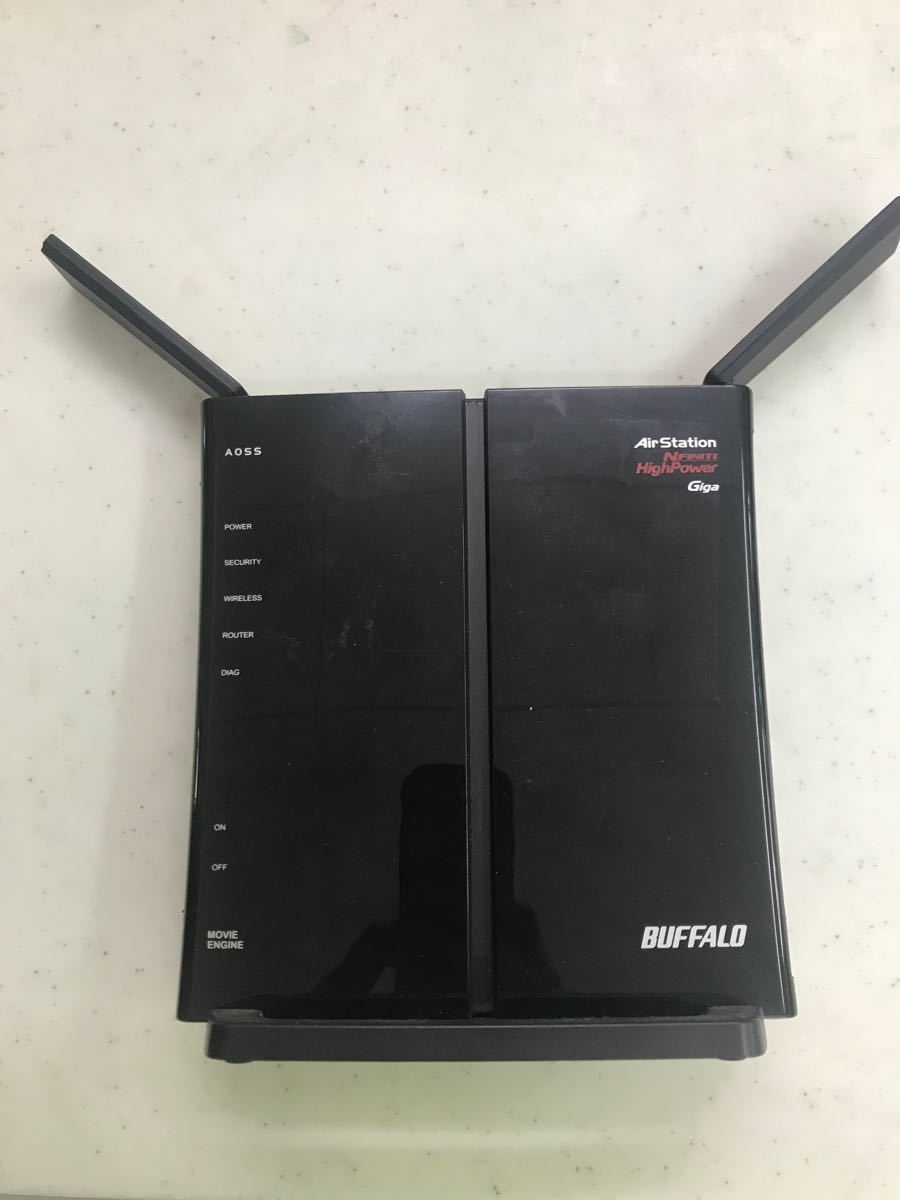 WiFiルーター　WZR-300HP 中古品