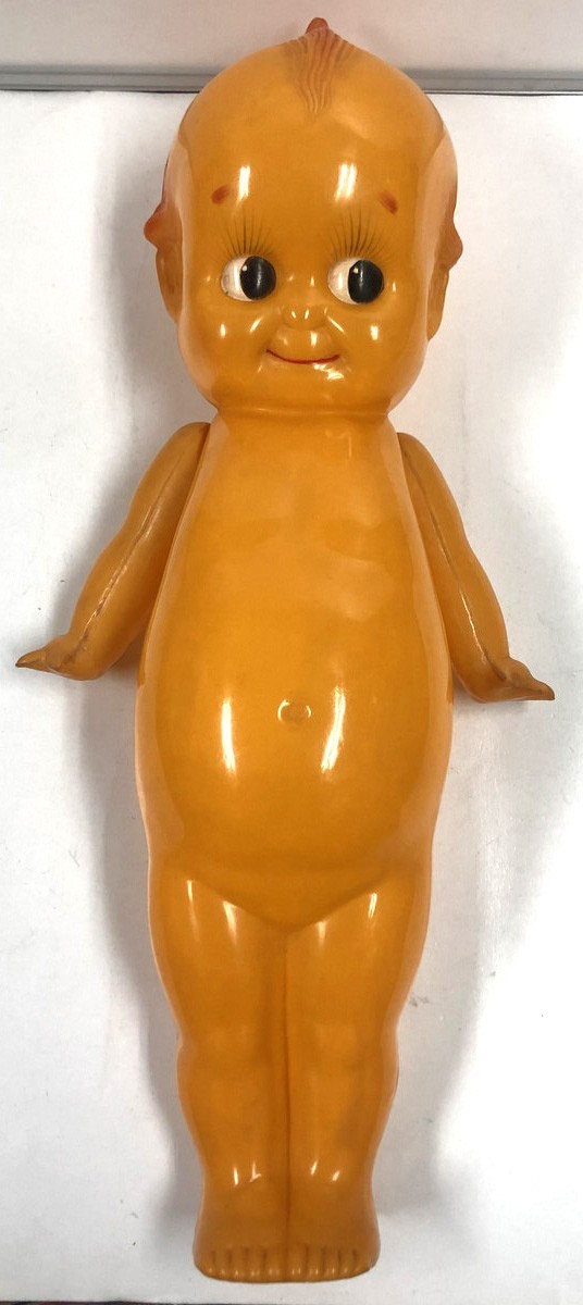 品質満点 キューピー アンティーク レトロ 人形 セルロイド 高さ約50cm
