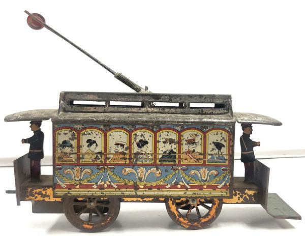 路面電車 チンチン電車 明治 大正 時代物 ブリキのおもちゃ item 路面電車 チンチン電車 明治 大正 時代物 ブリキのおもちゃ item