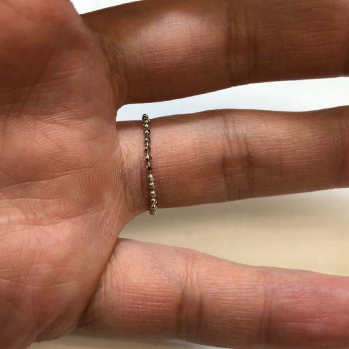 Paypayフリマ プラチナ 1 5mmカットボール チェーンリング Pt850 指輪 Paypayフリマ プラチナ 1 5mmカットボール チェーンリング Pt850 指輪