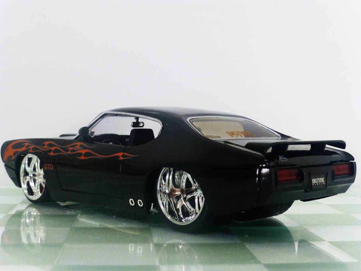 #JADA TOYS 1/24 1969 PONTIAC GTO BLACK# Pontiac 88