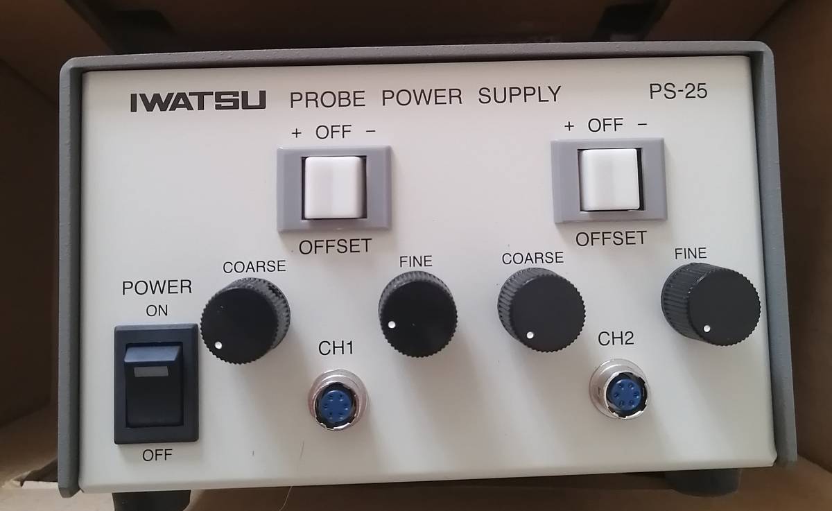 岩崎通信機 IWATSU 高圧差動プローブSS-320専用電源 PS-25 岩崎通信機 IWATSU 高圧差動プローブSS-320専用電源 PS-25