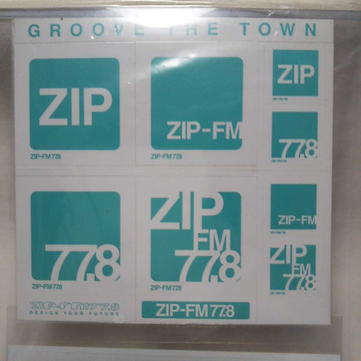 ZipーFM 77.8 ステッカー 2枚セット(TOYOTA HYPER CHARGER…_画像2