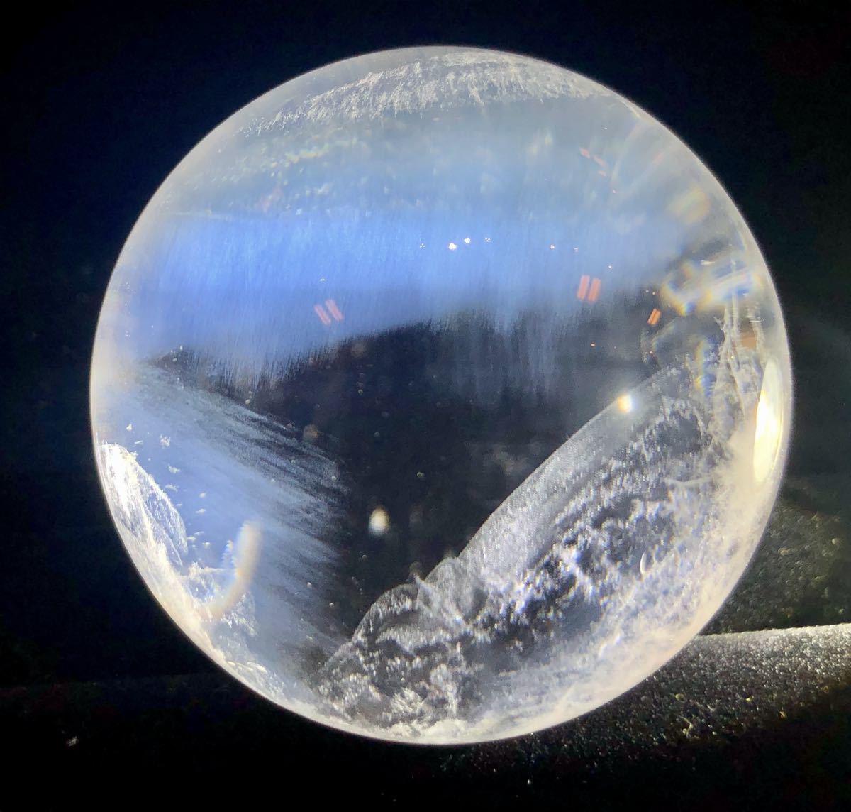 激安!激レア!ブルーエンジェルラダー水晶スフィア 49mm varsa.com.py