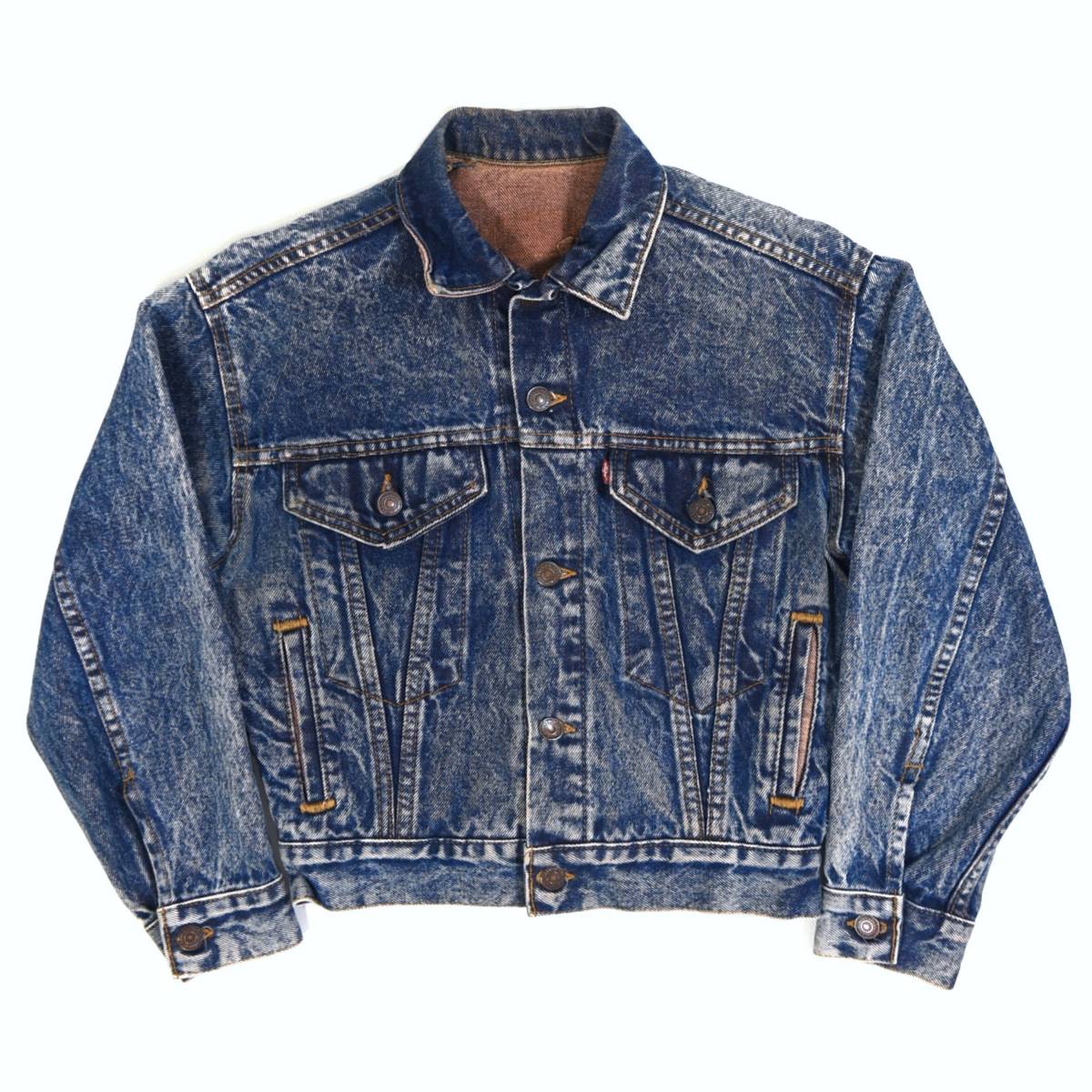 大放出セール】 LEVI'S 1988 USA製 レア 57514 オレンジ キッズ デニム