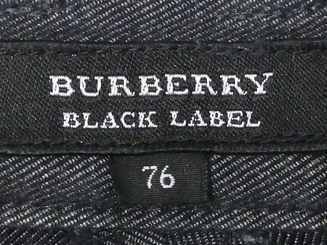 即決☆BURBERRY BLACK LABEL☆W31位 コットンパンツ 廃版 バーバリー