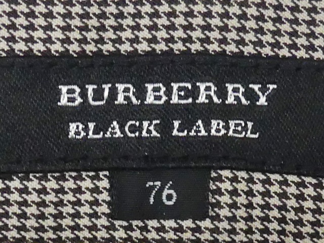 即決☆BURBERRY BLACK LABEL☆W32位 チェックパンツ 廃版 バーバリー