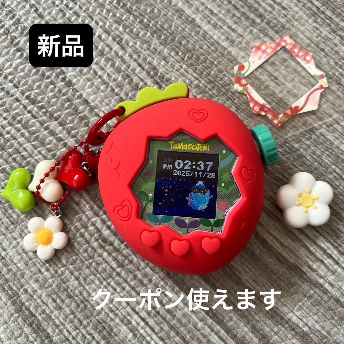 たまごっちパラダイス いちご シリコンケースカバー BANDAI 新品未開封