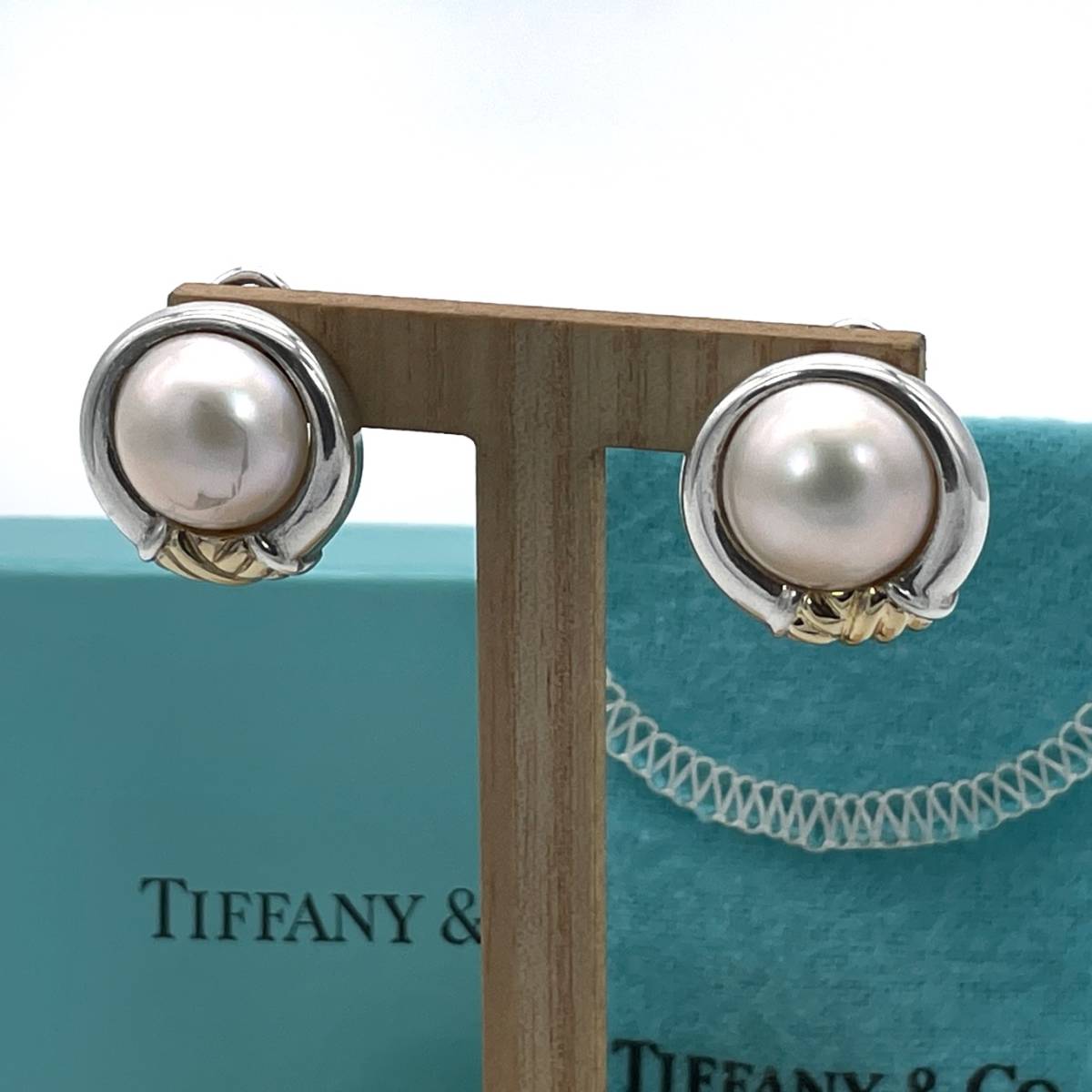 TIFFANY＆Co. k18 真珠 パール イヤリング ビンテージ | eclipseseal.com